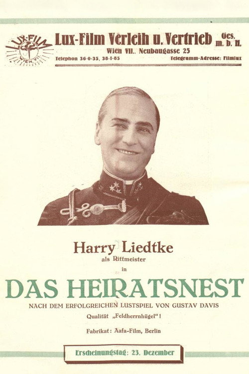 Movie poster for Das Heiratsnest (1927)
