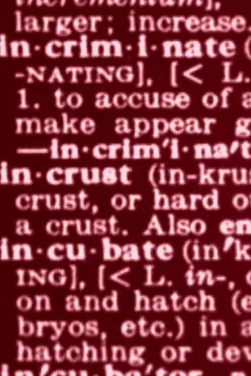 Movie poster for Dictionary (1975)