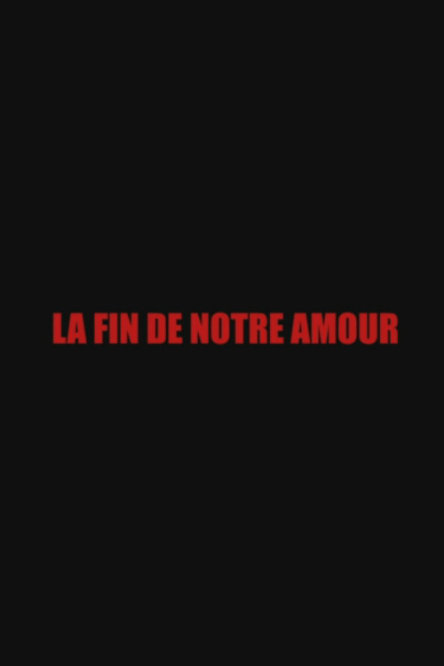 Movie poster for The End of Our Love (2003)