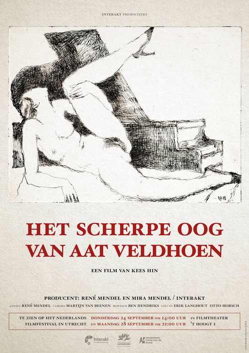 Movie poster for Het scherpe oog van Aat Veldhoen (2015)