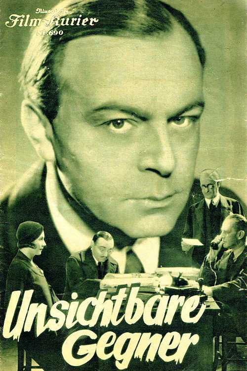 Movie poster for Invisible Opponent (1933)