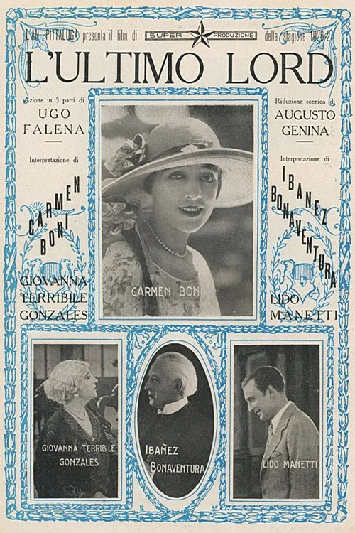 Movie poster for L'ultimo Lord (1926)