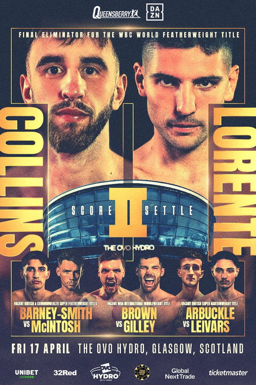 Movie poster for Nathaniel Collins vs. Cristobal Lorente II (2026)