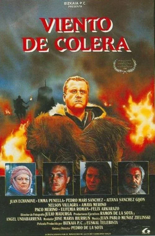 Movie poster for Viento de cólera (1988)