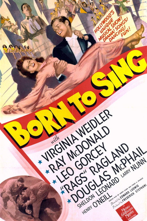 Movie poster for Born to Sing (1942)