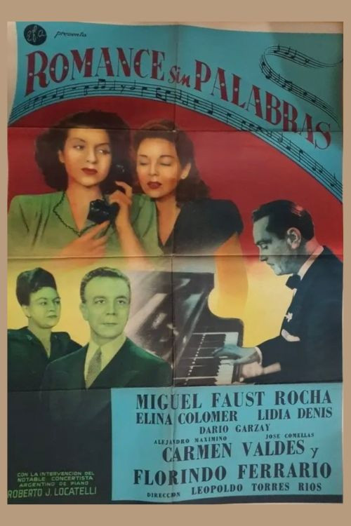 Movie poster for Romance sin palabras (1948)
