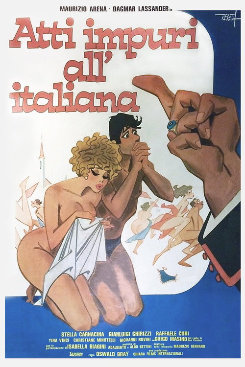 Movie poster for Atti impuri all'italiana (1976)