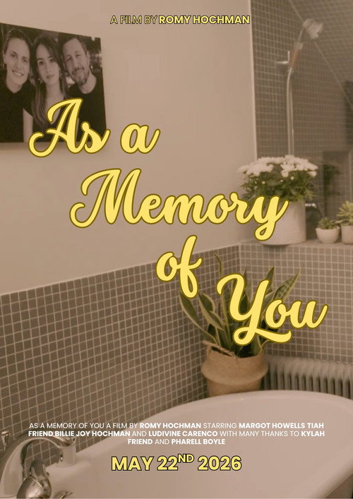 Movie poster for As a Memory of You (2026)