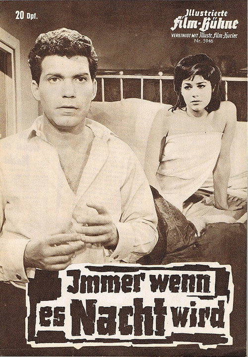 Movie poster for Immer wenn es Nacht wird (1961)