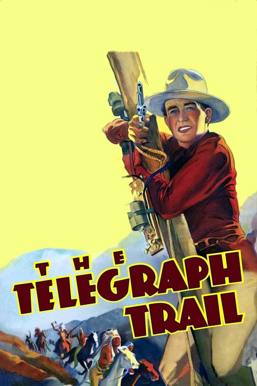 Movie poster for The Telegraph Trail (1933)