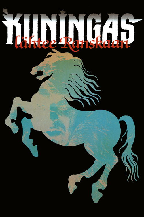 Movie poster for Kuningas lähtee Ranskaan (1986)