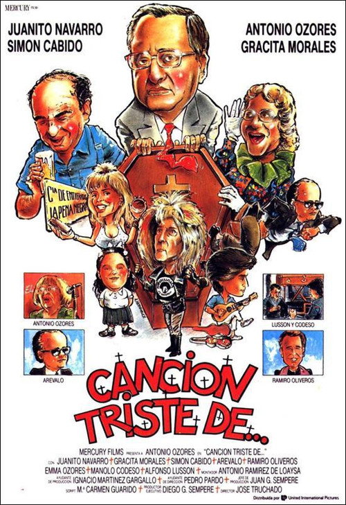Movie poster for Canción triste de... (1988)