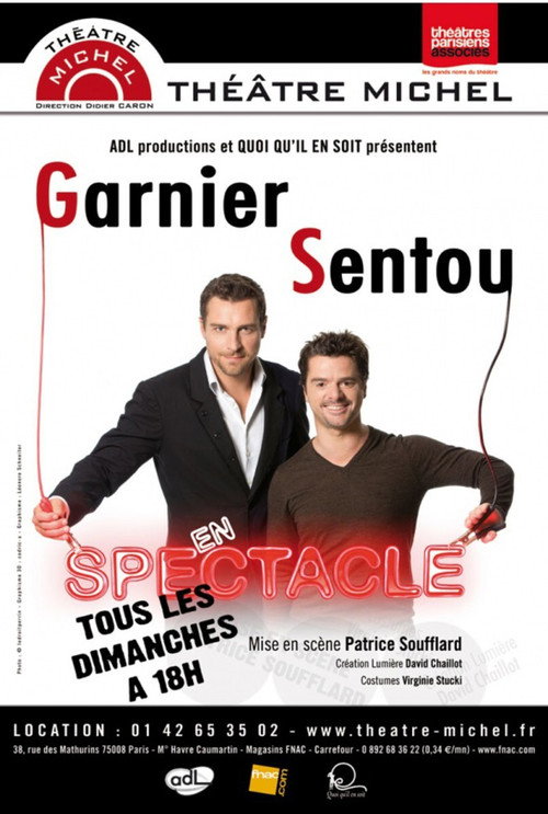 Movie poster for Garnier et Sentou en Spectacle (2012)