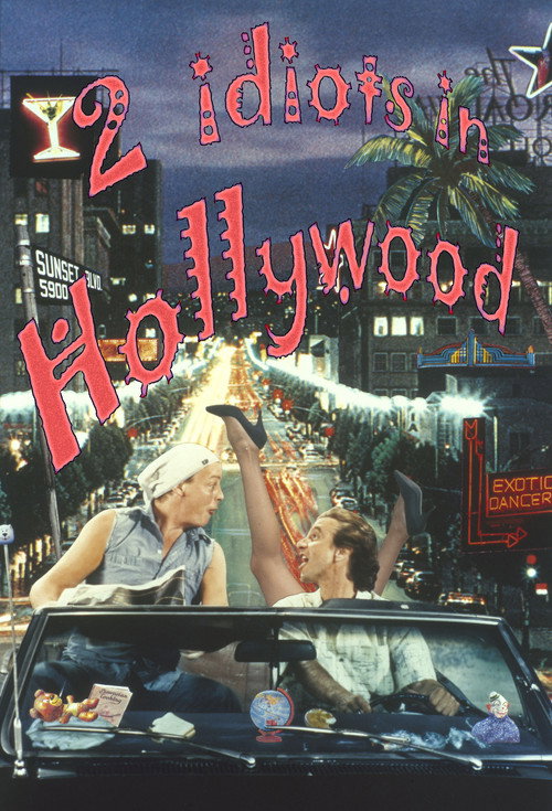 Movie poster for Two Idiots in Hollywood (1988)