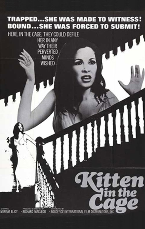 Movie poster for Kitten in a Cage (1968)