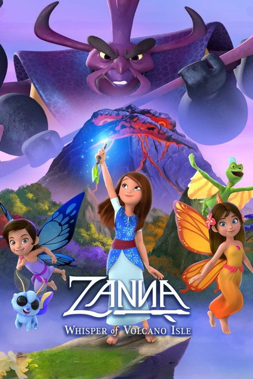 Movie poster for Zanna: Whisper of Volcano Isle (2025)