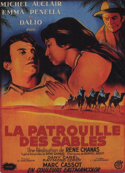 Movie poster for La patrouille des sables (1954)