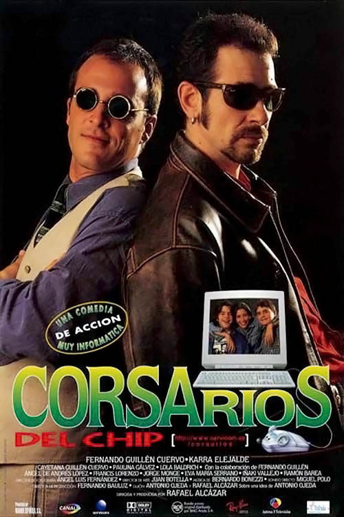 Movie poster for Corsarios del chip (1996)