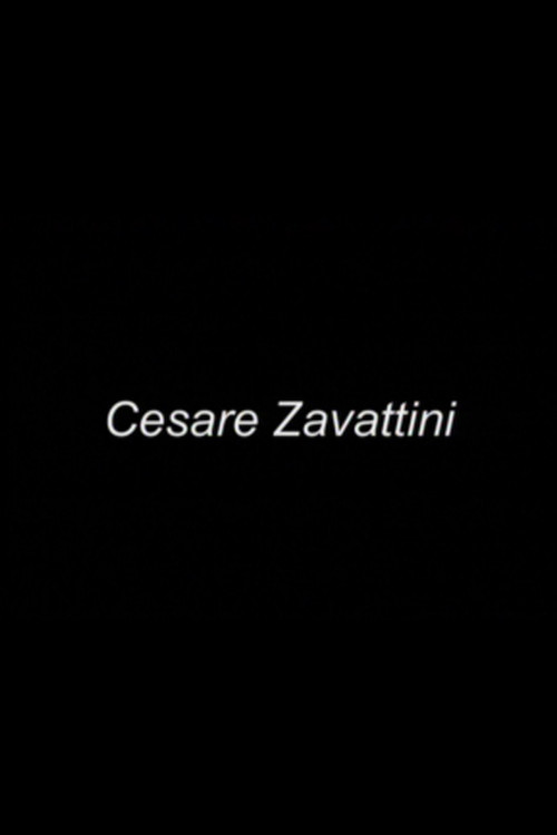 Movie poster for Cesare Zavattini (2003)