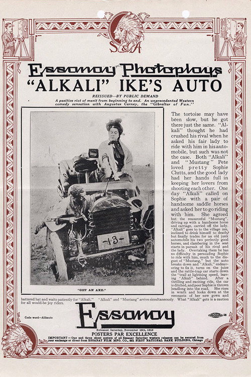 Movie poster for Alkali Ike's Auto (1911)