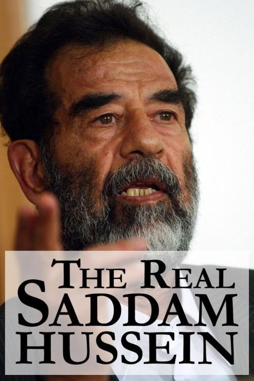 Movie poster for The Real Saddam Hussein (2016)