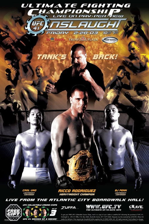 Movie poster for UFC 41: Onslaught (2003)