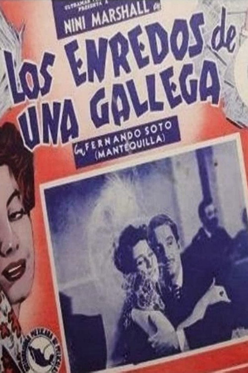 Movie poster for Los enredos de una gallega (1951)