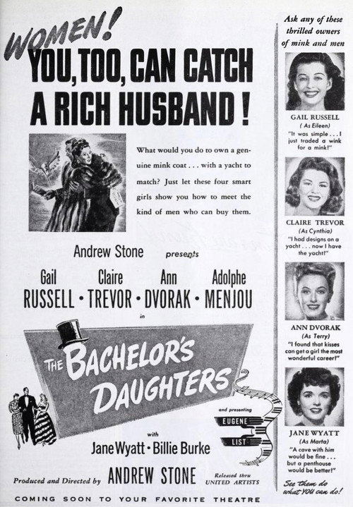 Movie poster for The Bachelor's Daughters (1946)