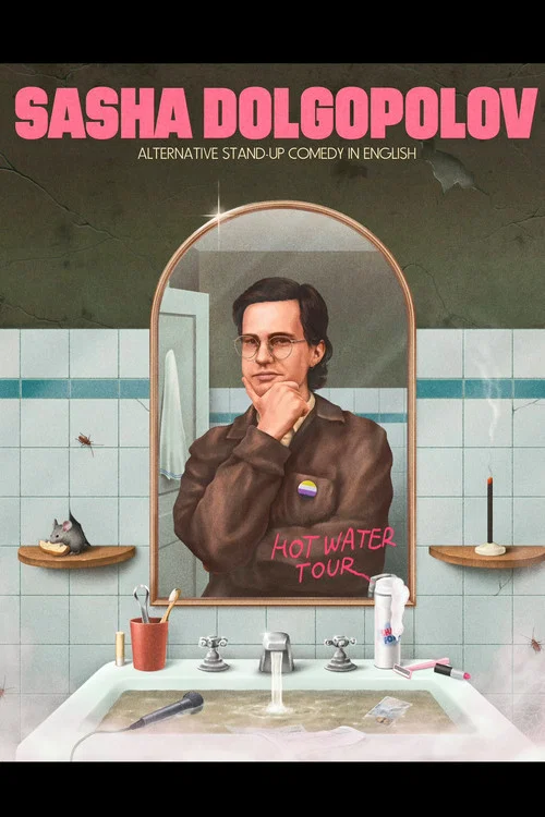 Movie poster for Sasha Dolgopolov: My First Stand-Up in English! (2024)