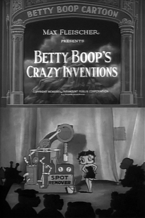 Movie poster for Betty Boop's Crazy Inventions (1933)