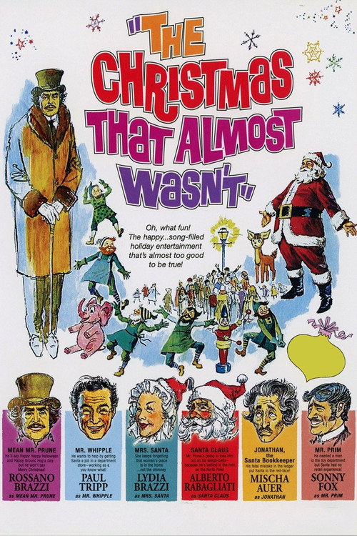 Movie poster for The Christmas That Almost Wasn't (1966)