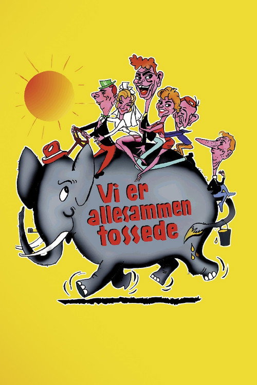 Movie poster for Vi er allesammen tossede (1959)