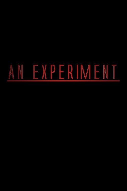Movie poster for An Experiment (2022)