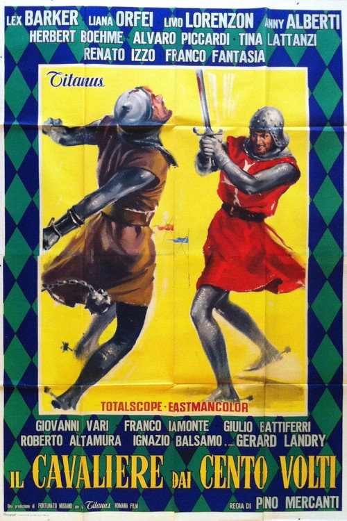 Movie poster for Knight of 100 Faces (1960)
