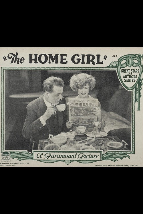 Movie poster for The Home Girl (1928)