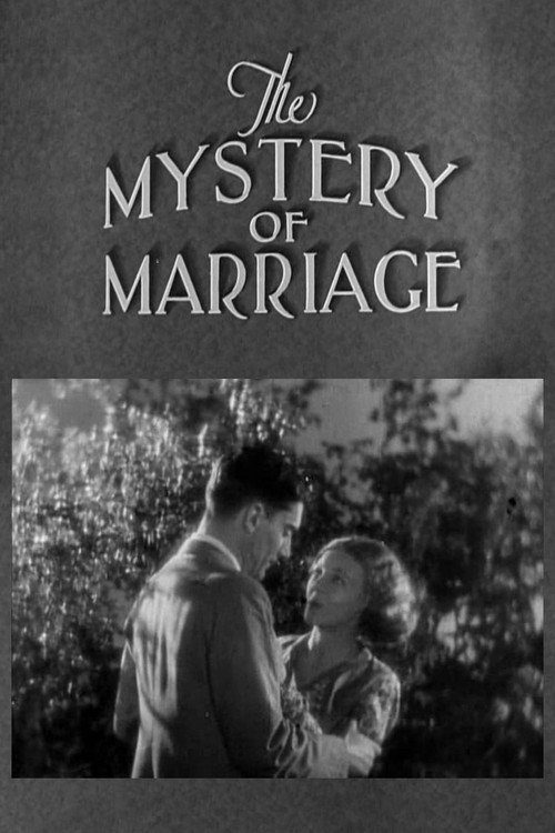 Movie poster for The Mystery of Marriage (1931)