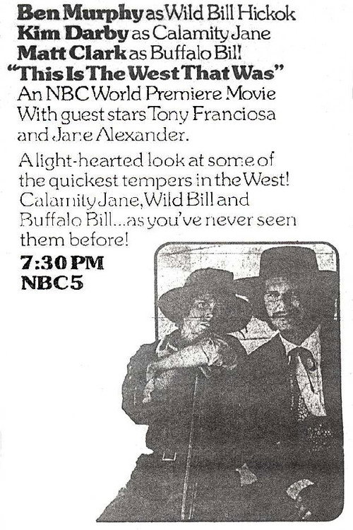 Movie poster for This Is the West That Was (1974)