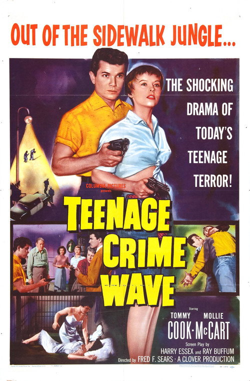 Movie poster for Teen-Age Crime Wave (1955)