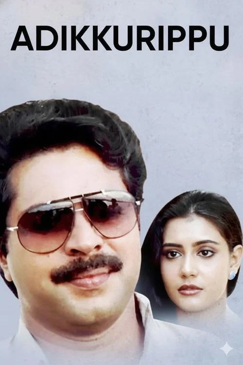 Movie poster for Adikkurippu (1989)