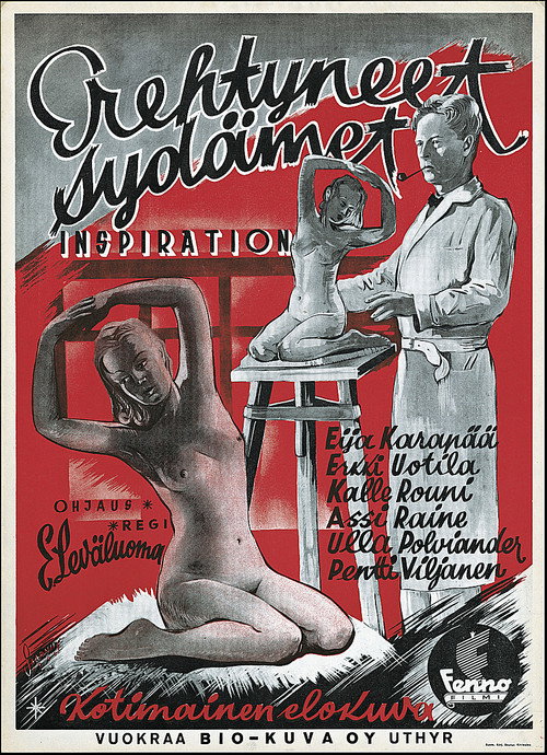 Movie poster for Erehtyneet sydämet (1944)