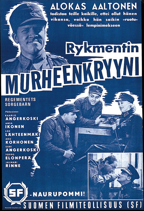 Movie poster for Rykmentin murheenkryyni (1938)