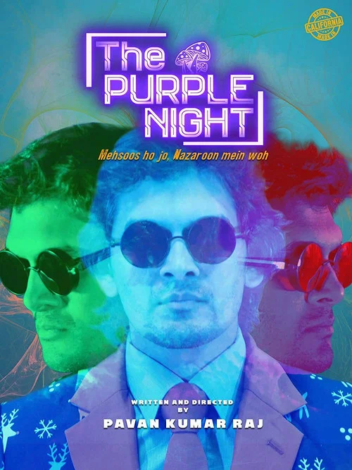 Movie poster for The Purple Night (2021)