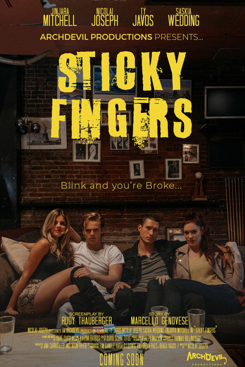 Movie poster for Sticky Fingers