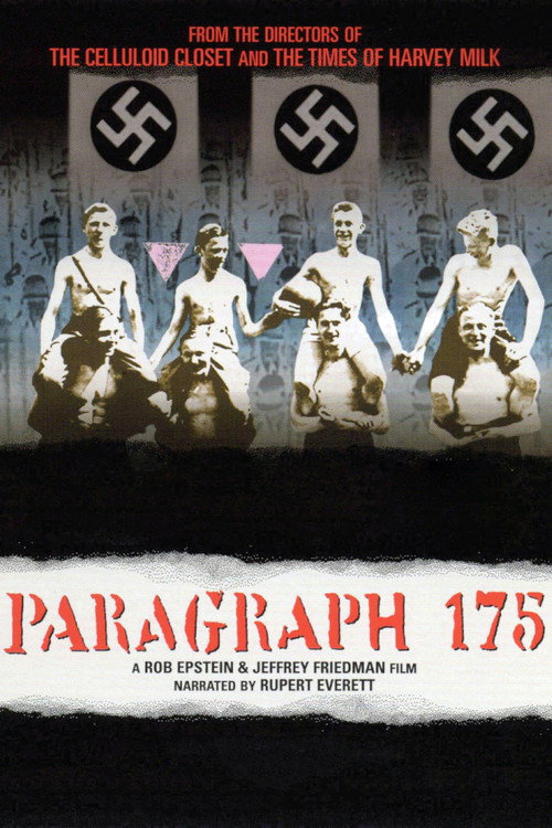 Movie poster for Paragraph 175 (2000)