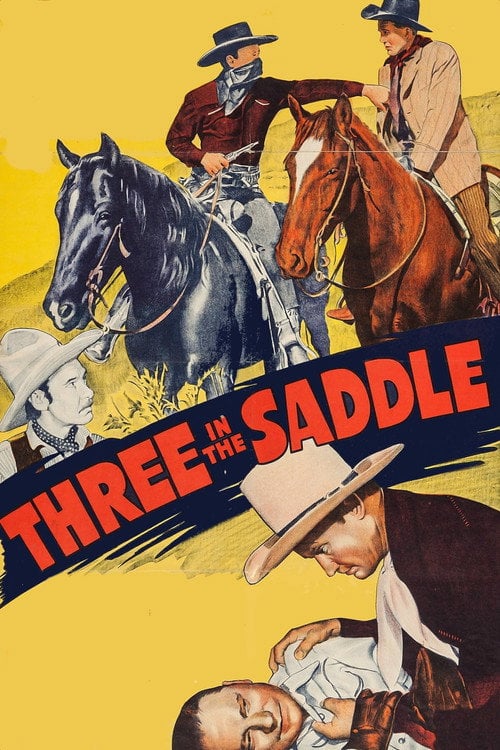 Movie poster for Three in the Saddle (1945)
