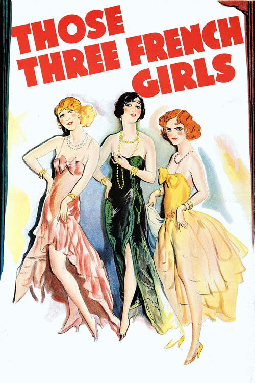 Movie poster for Those Three French Girls (1930)
