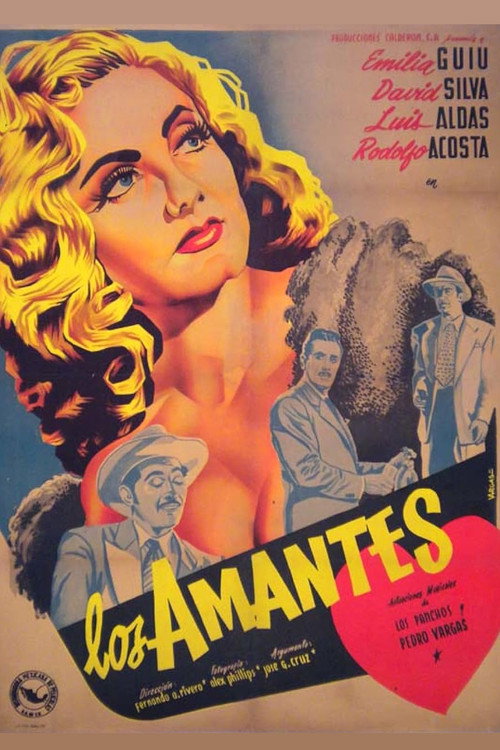 Movie poster for Los amantes (1951)