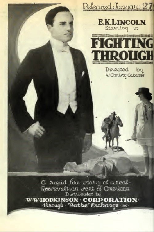 Movie poster for Fighting Through (1919)