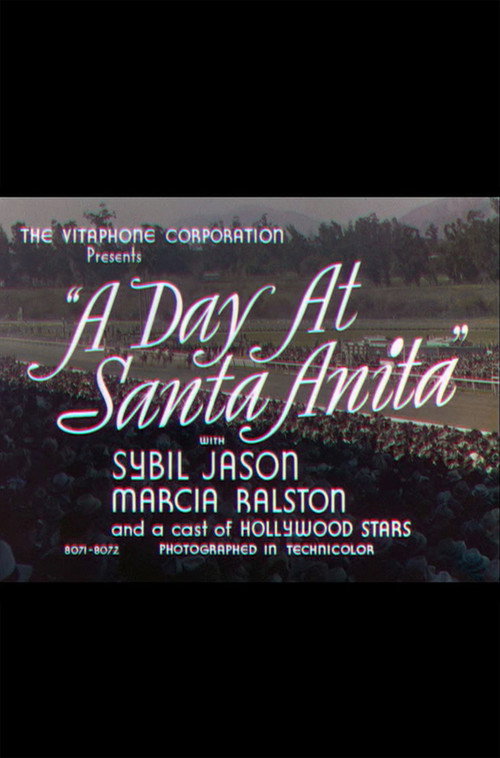 Movie poster for A Day at Santa Anita (1937)