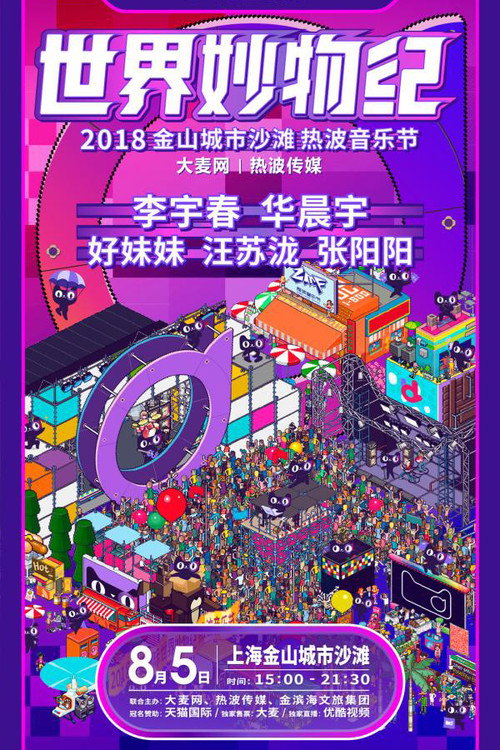 Movie poster for 2018天猫国际世界妙物纪热波音乐节 (2018)
